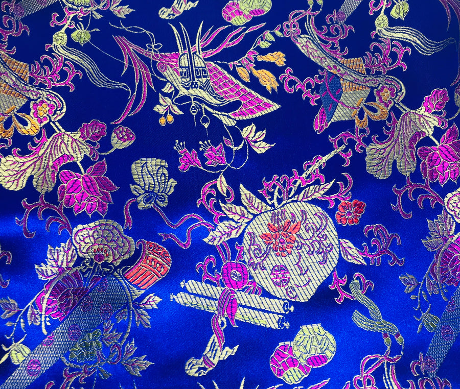 Blue Lunar New Year Scrunchie