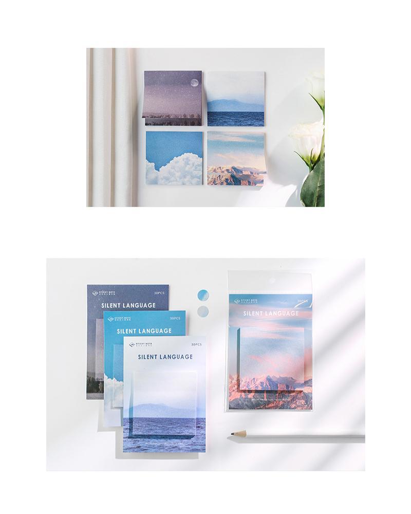 Peaceful Views Sticky notes