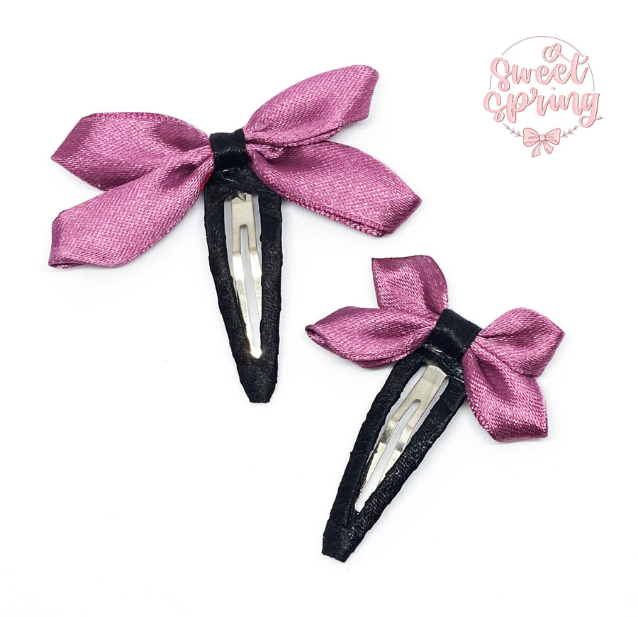 Lavender Butterfly Hair Bow Set